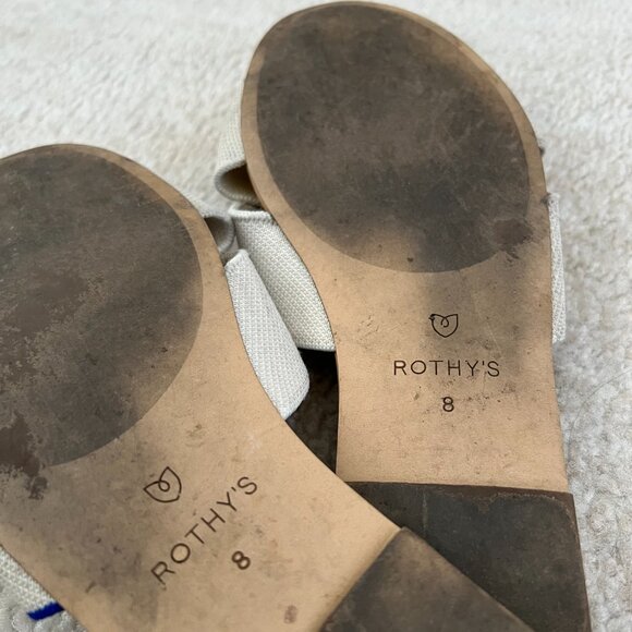 Rothy’s The Knot Sandals Slides Shoes 8 - Picture 2 of 8